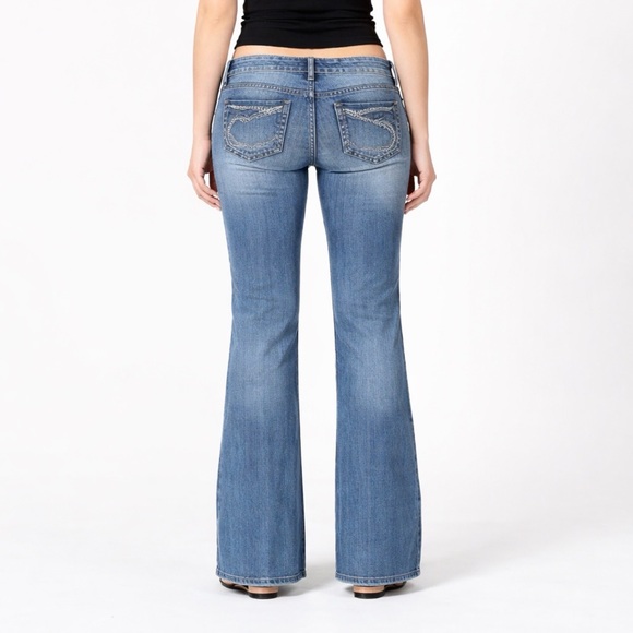 Silver Jeans Eden Bootcut Jeans Womens 32x31 Medium Wash Mid Rise Stretch - Picture 3 of 9